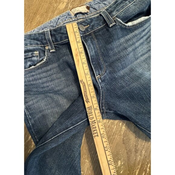 Paige Hollywood Hills Bootcut Dark Wash Denim Jeans Women's Size 31x30 Casual - Picture 10 of 10